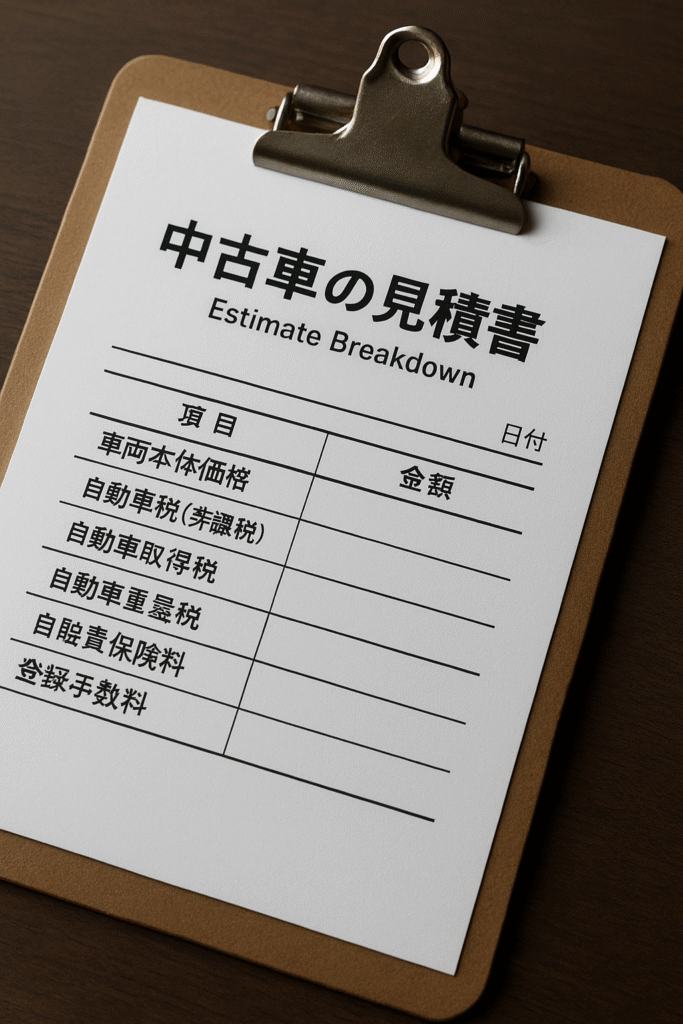 中古車見積もり