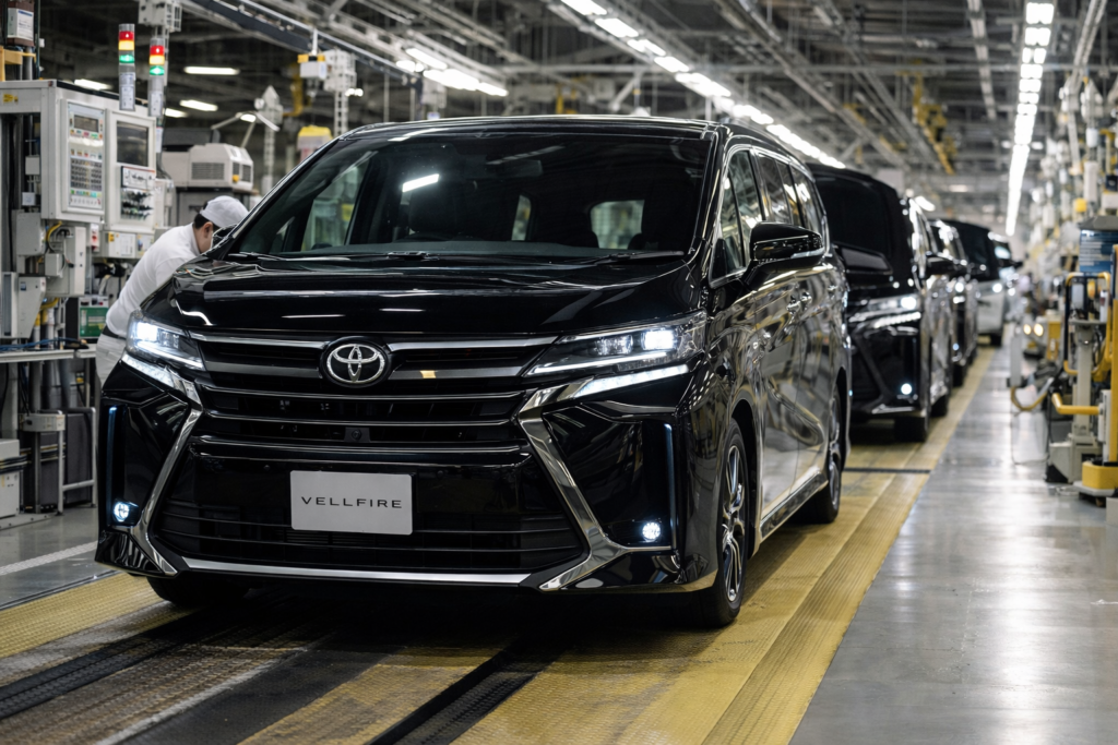 ヴェルファイア　生産ライン