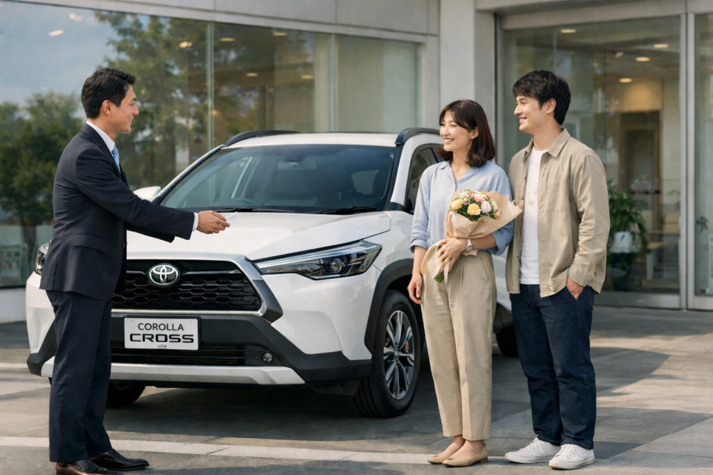 カローラクロス納車