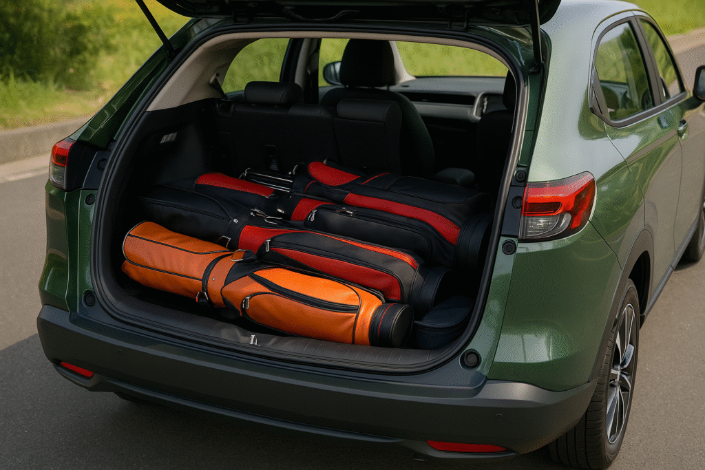 ヴェゼル ゴルフバッグ4つ