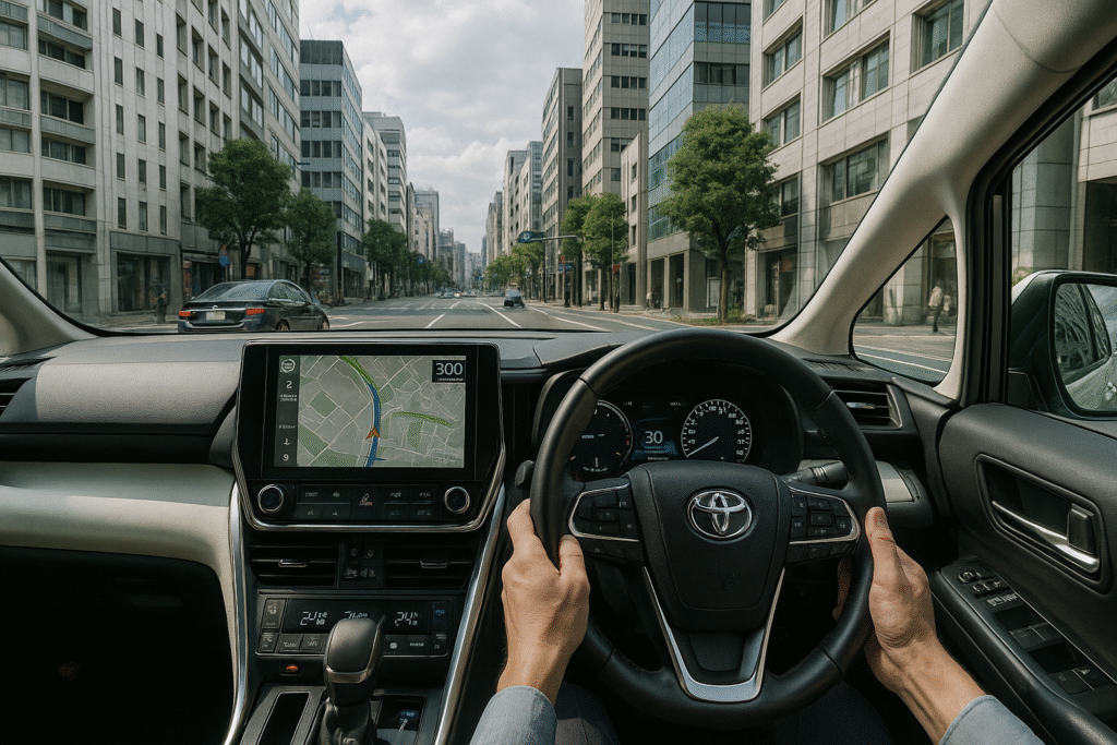 アルファード運転