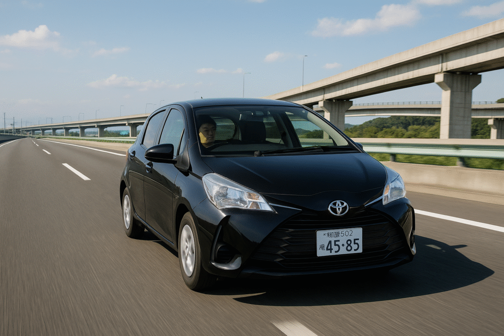 ヴィッツ 高速走行