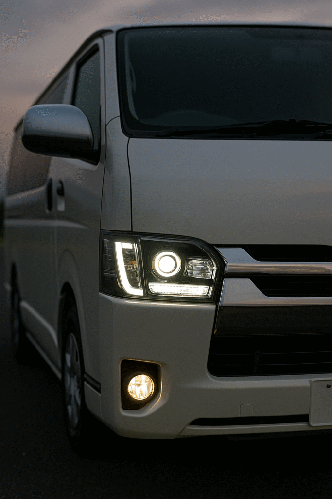 社外LEDヘッドライト ハイエース