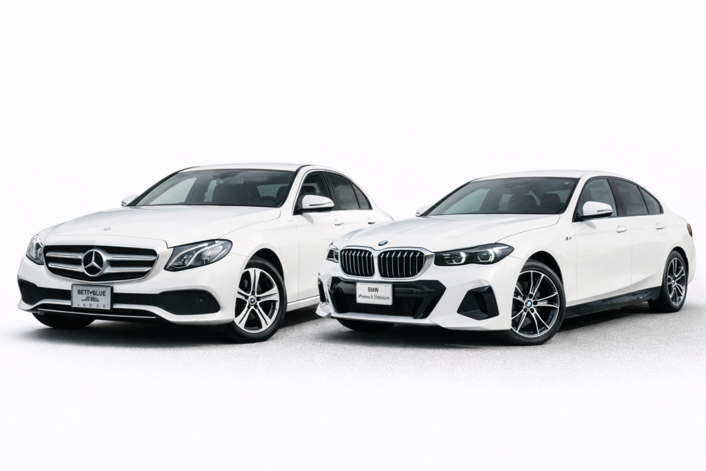 メルセデス・ベンツ Eクラス BMW 5シリーズ