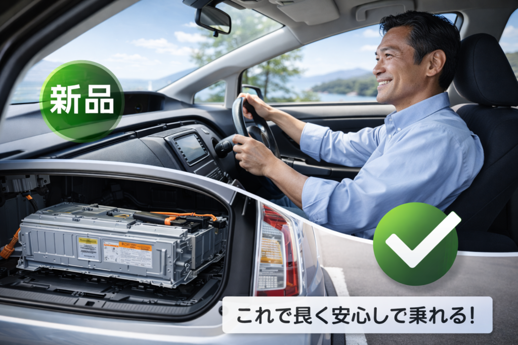 新品バッテリー安心