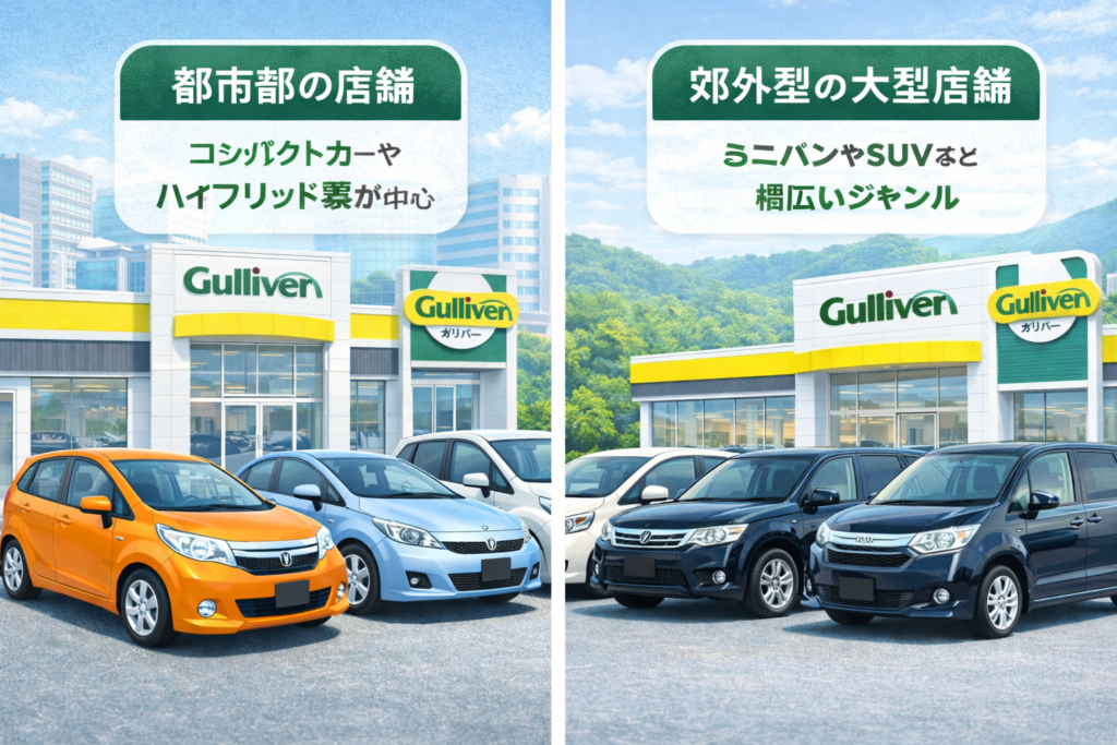 ガリバー店舗特徴