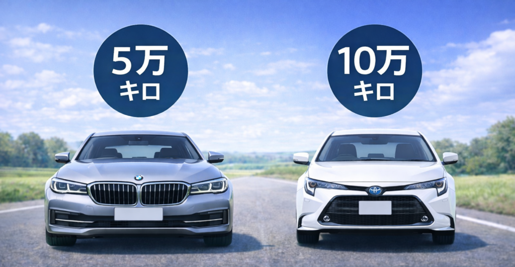 5万キロ 10万キロ