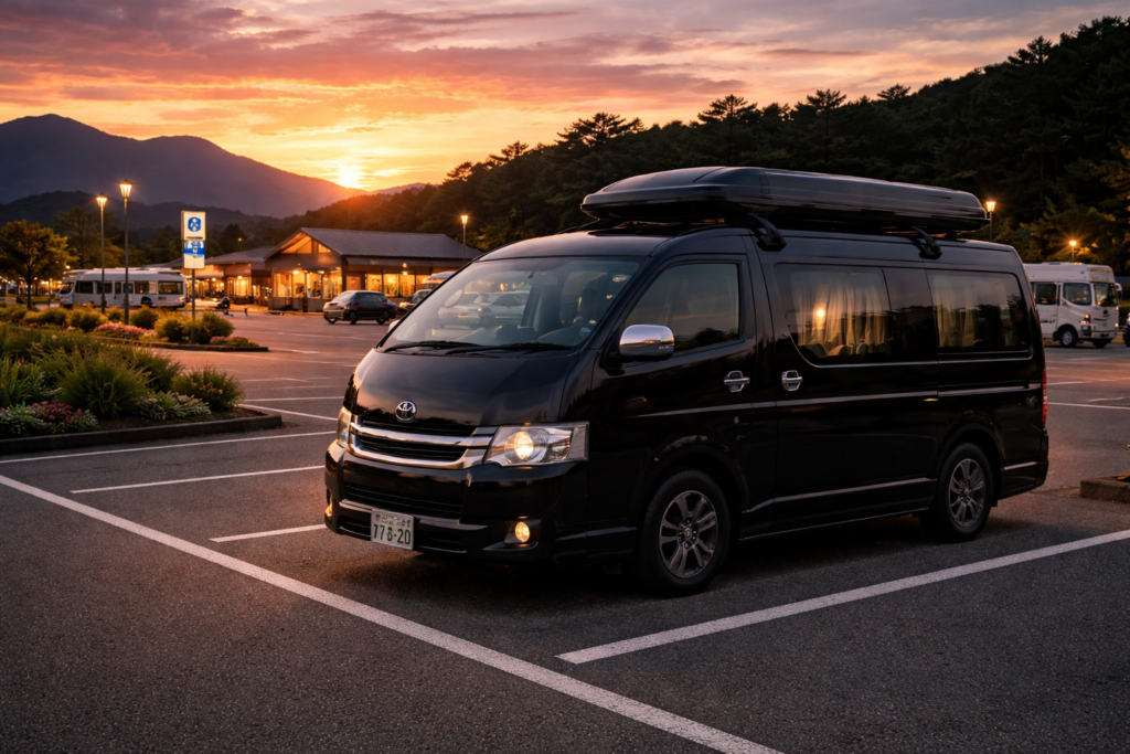 車中泊 エンジン切る?