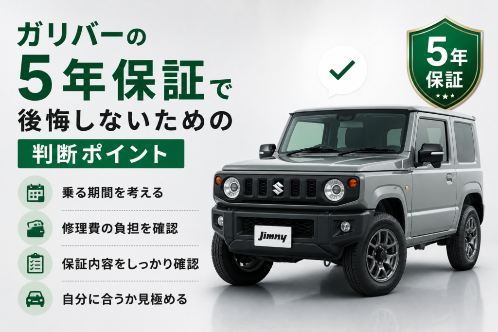 ガリバー5年保証