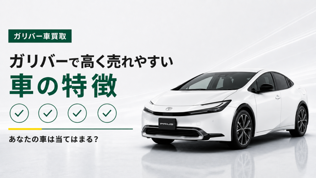ガリバー買取高い理由ー4