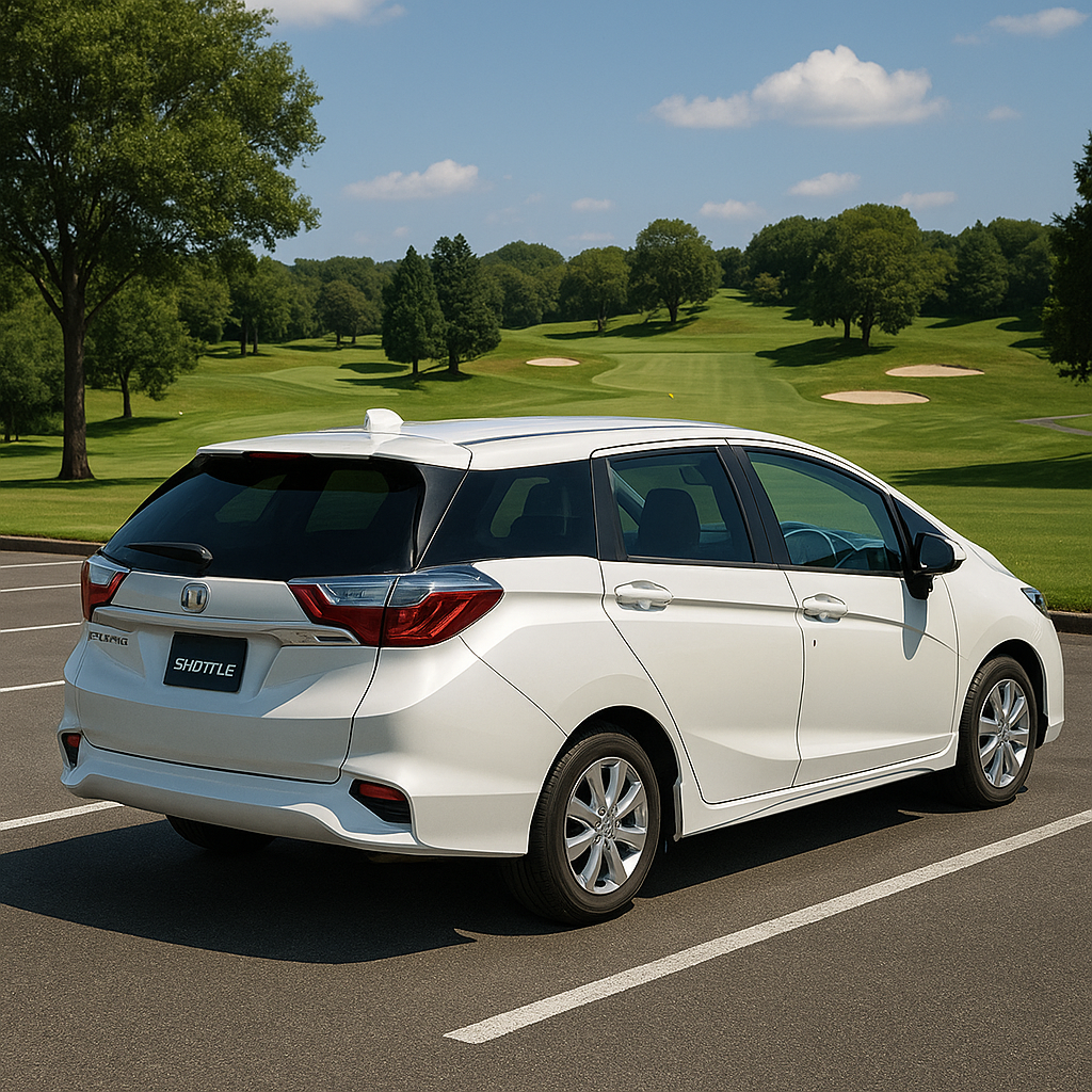 ホンダシャトル　ゴルフ場