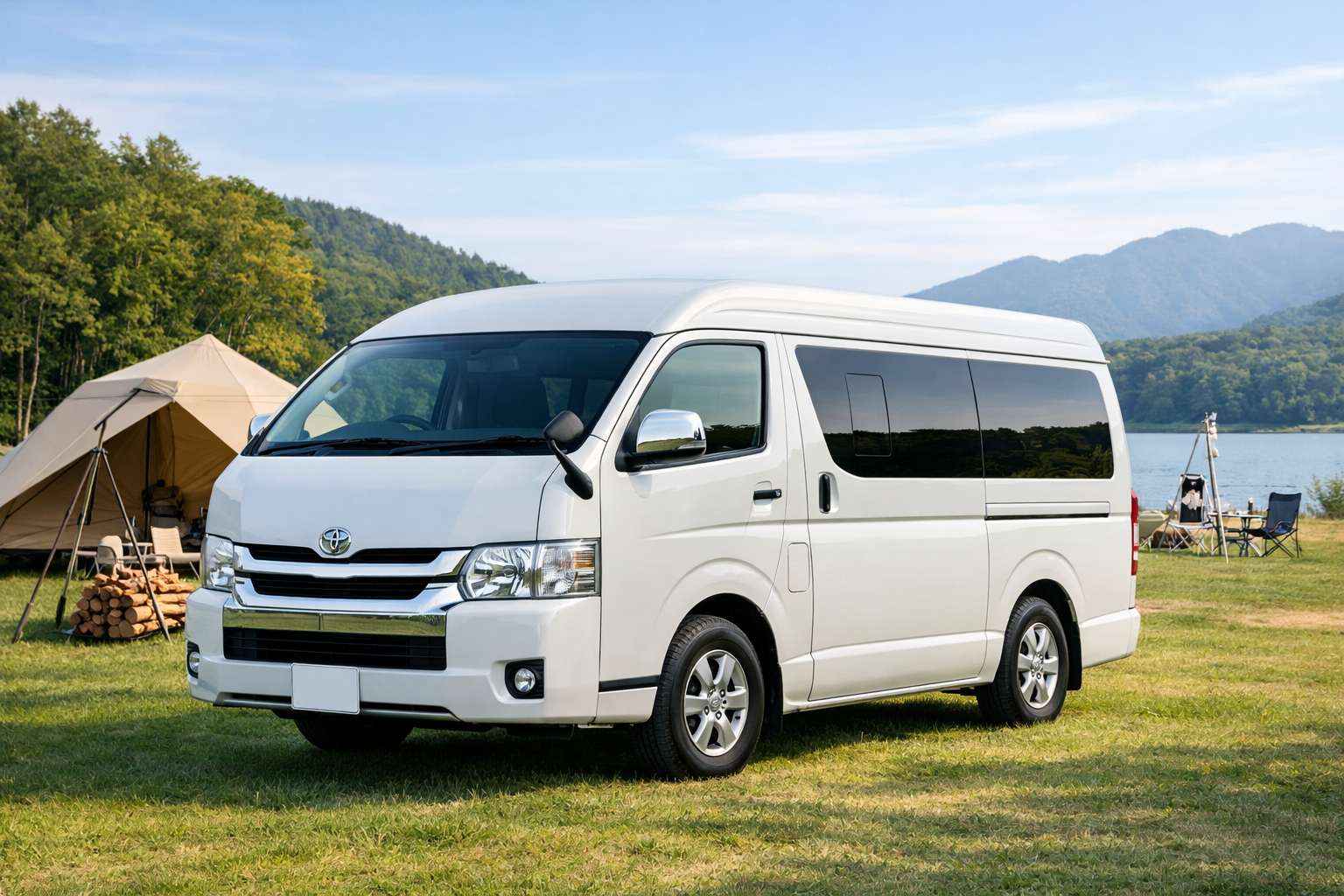ハイエース　車中泊